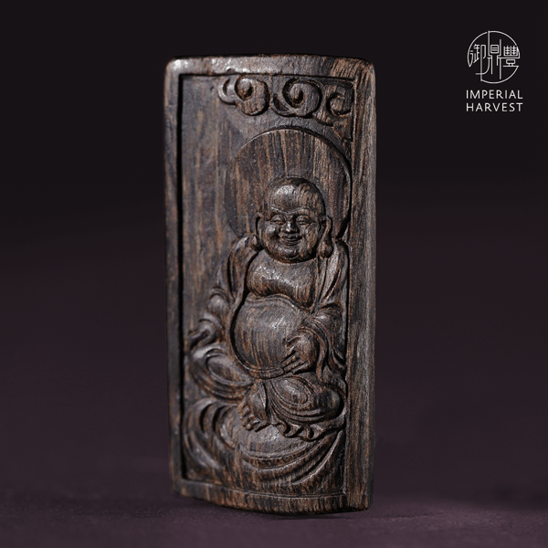 Green Qinan Laughing Buddha