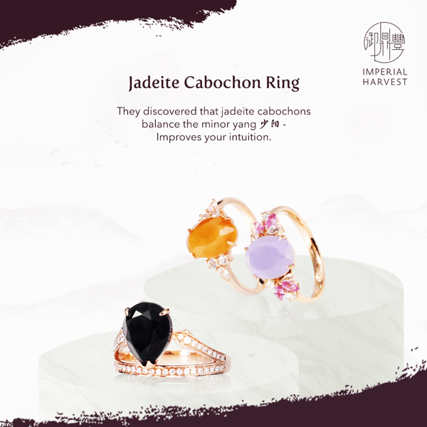 Imperial Harvest Jadeite Cabochon Ring