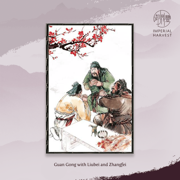 Guan Gong with Liubei and Zhangfei