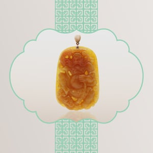 Fine Yellow Jadeite Zhong Kui