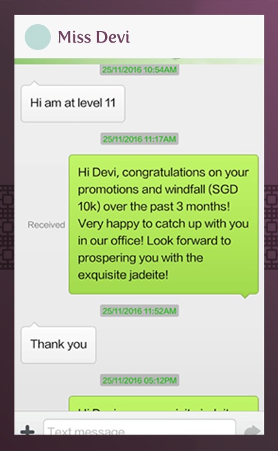 Miss Devi Testimonial