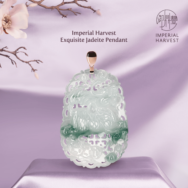 Imperial Harvest Exquisite Jadeite Pendant