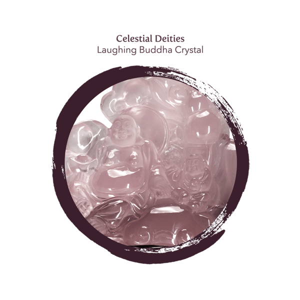Laughing Buddha Crystal close up