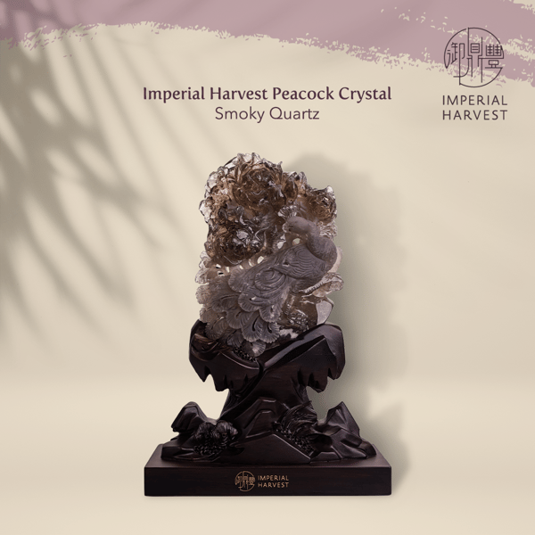 Imperial Harvest Peacock Crystal Smoky Quartz