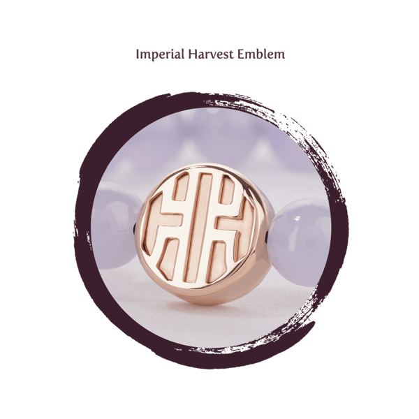 Imperial Harvest Emblem Charm close-up