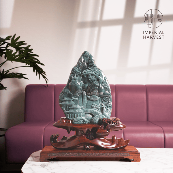 Qian Long Jadeite Mountain in Home Setting
