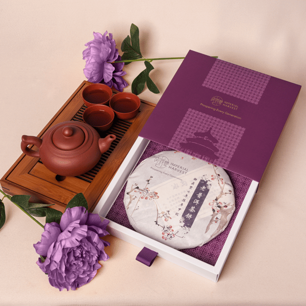 Imperial Harvest signature Pu-Erh tea brick