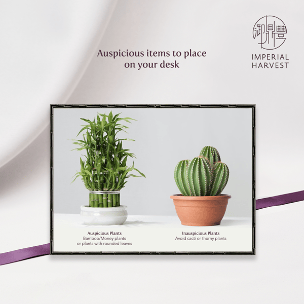 Auspicious items to place on desk