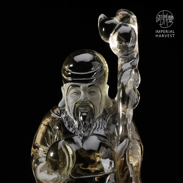 Seventh Lunar Month God of Wealth Imperial Harvest Crystal Close Up