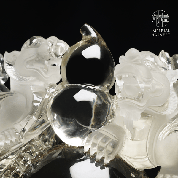 Seventh Lunar Month Pi Xiu Imperial Harvest Crystal Close Up