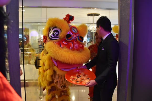 Lion Dance at Imperial Harvest