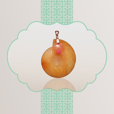 Fine Jadeite Ammonite