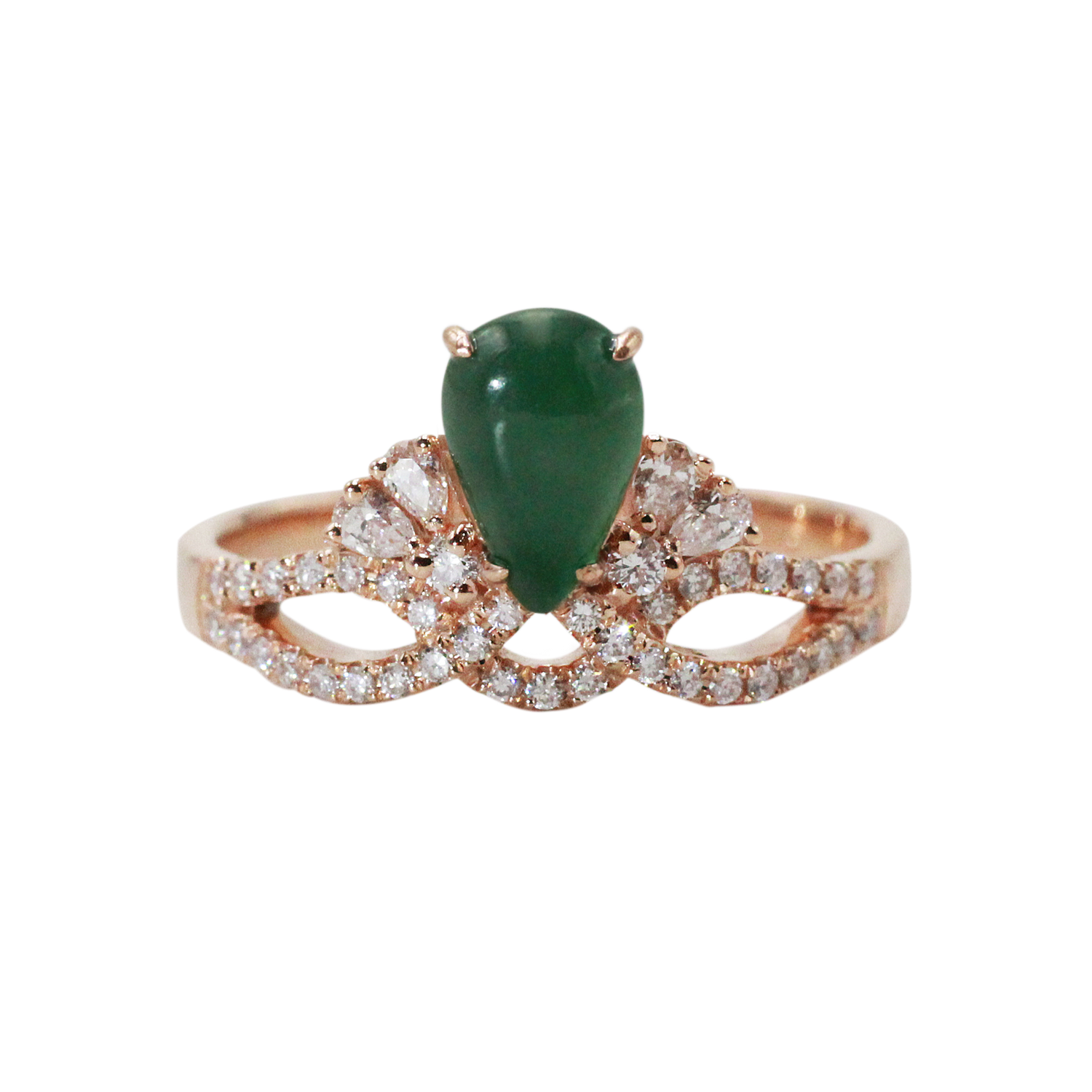 Imperial Tiara Ring (Wood)