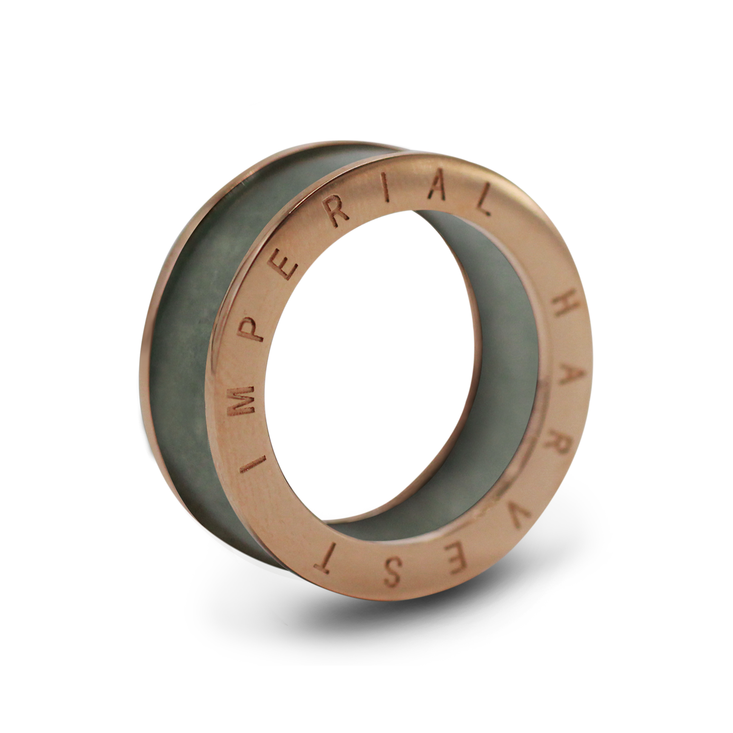 Bliss of Harvest Fine Jadeite Ring (Wood)